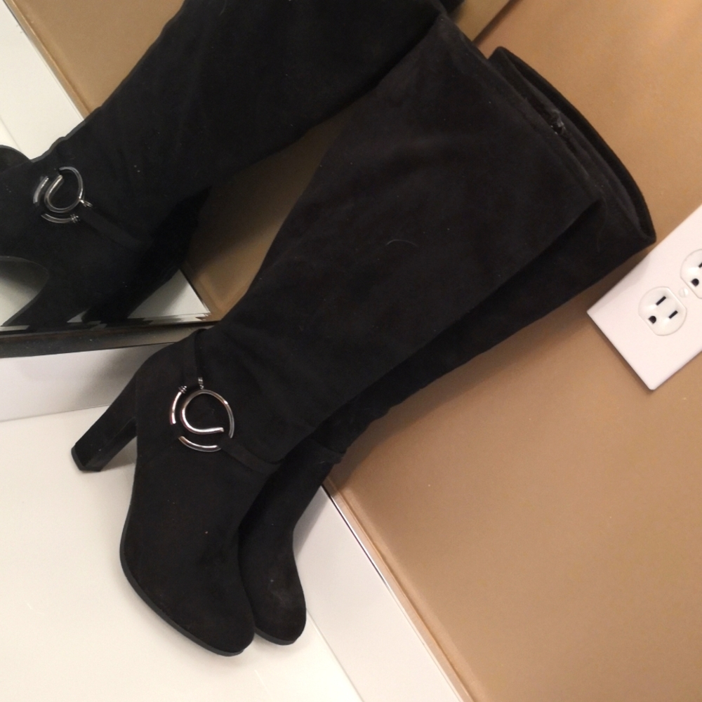 Black Tall boots, sz 7.5